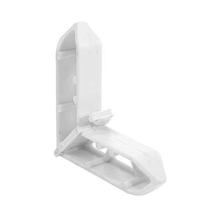 PRIME-LINE 3/4 in. x 7/16 in., White Plastic, Miter Cut Screen Frame Corners 20 Pack PL 15766